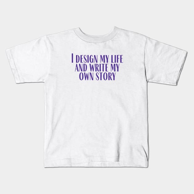 My Own Story Kids T-Shirt by ryanmcintire1232